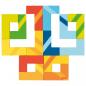 Preview: Einlegepuzzle L 16 Teile 21x21x0,6cm
